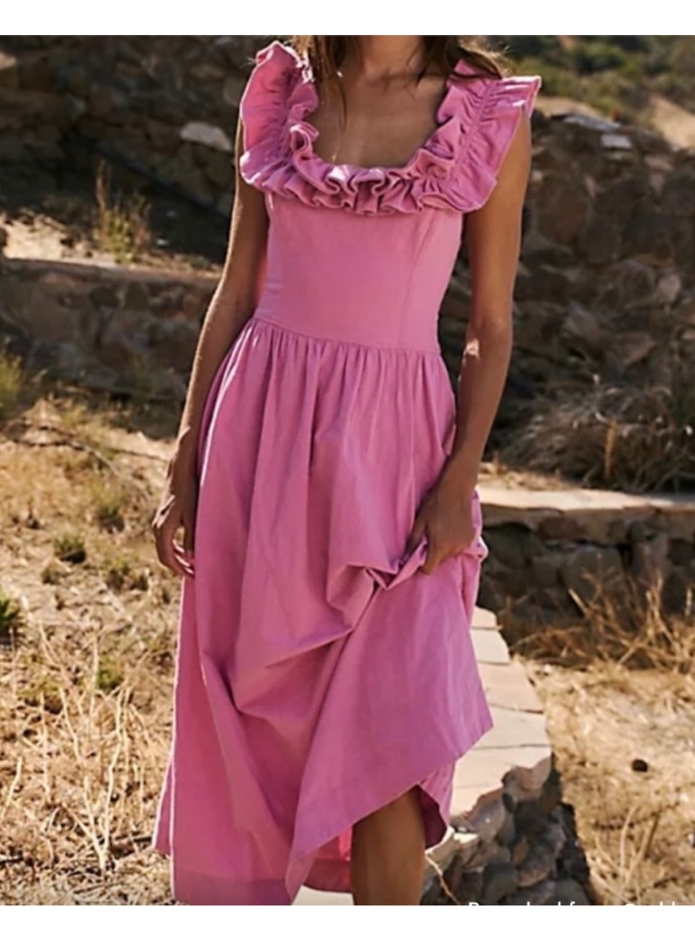 Free People - Ruffle it up midi dress